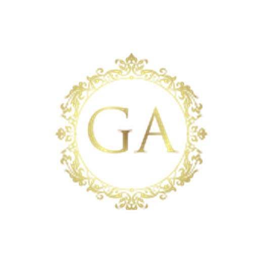Gulnaz Amin GA monogram logo